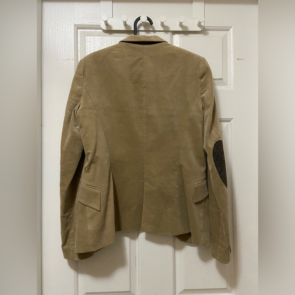 Preppy Zara Suit jacket with elbow patches! - Picture 2 of 5